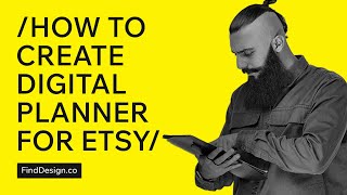 How To Make a Digital Planner To Sell on Etsy 2024 [upl. by Naired240]