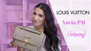 LOUIS VUITTON UNBOXING  VAVIN PM EMPREINTE LEATHER JustPrettyful [upl. by Divan412]