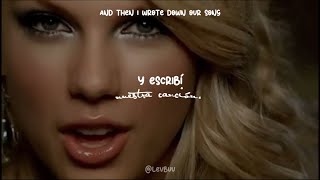 Our Song — Español amp Lyrics  Taylor Swift 🦋 [upl. by Irpak578]