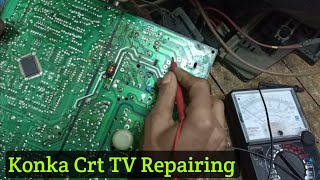 How to repair 21quot Konka crt tv  Konka tv power problem solve [upl. by Guillermo]