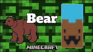 Minecraft Bear Banner Design  Its Banner Time [upl. by Leelaj]