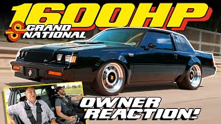 1600Hp TwinTurbo Buick Grand National V8  Owner reacts to Roadster Shop ridealong [upl. by Bethesda]