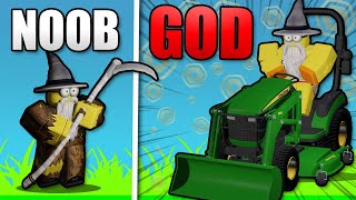 I became a GOD in Mowing SimulatorROBLOX [upl. by Maxentia]