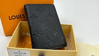 Lv Full leather embossed card bag M69044 [upl. by Nivaj]