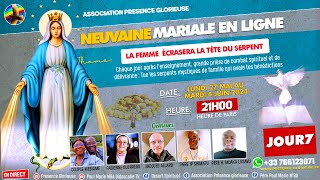 NEUVAINE MARIALE EN LIGNE  JOUR7 [upl. by Ariamo32]