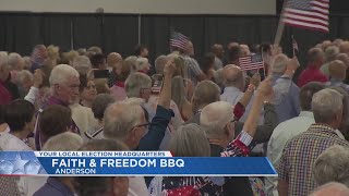 Casey DeSantis Sen Tim Scott campaign at Faith amp Freedom BBQ [upl. by Ciaphus40]