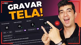 Esse é o MELHOR PROGRAMA PARA GRAVAR A TELA DO PC Fácil e Completo [upl. by Assyle]