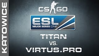 Titan vs Virtuspro  Group A  EMS One Katowice 2014  CSGO [upl. by Sophy]