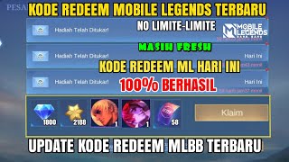 UPDATE HARI INI KODE REDEEM ML TERBARU KODE REDEEM MOBILE LEGEND CODE REDEEM ML HARI INI MLBB NEW [upl. by Ku545]