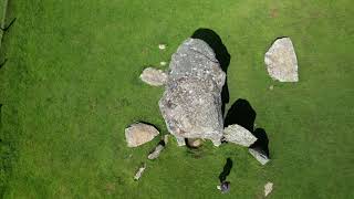 Pentre Ifan Burial Chamber 4k Drone [upl. by Acenom]