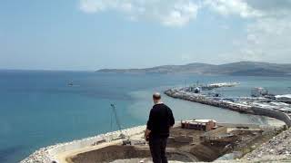 مُواجهة البحر المتوسط من طنجة المغربية  Facing the Mediterranean Sea from Tangier  Morocco [upl. by Anha]