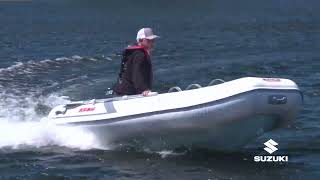 Suzumar Inflatables 270320ORAB Full Aluminum Hull RIB  Suzuki Canada [upl. by Hait369]