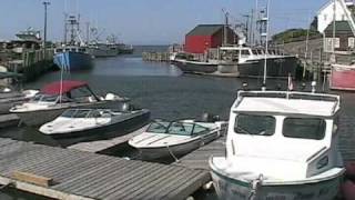 Fall and rise of the tide in the Bay of Fundy at Halls Harbour Nova Scotia  Time Lapse [upl. by Finegan]