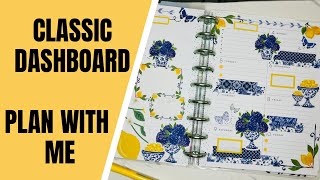 Happy Planner Classic Dashboard Social Media  Plan with Me  Mar 4Mar 10 ​⁠ LLP Fruits amp Florals [upl. by Kumagai]