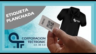 Etiqueta Textil Transfer para Impresora de Transferencia Térmica y Código de Barras [upl. by Aicatsal]