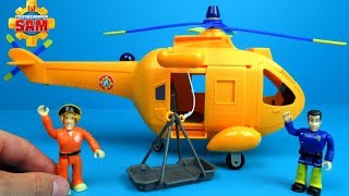 Fireman Sam Toy Helicopter Wallaby 2 by Simba Brandweerman Sam [upl. by Tiras]