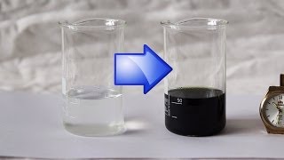 Iodine Clock Reaction Chemical Experiment [upl. by Eivi]