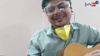 Dr Anirban Dutta sings in Nachiketas tune while protesting against his famous song O Daktar [upl. by Atterahs]