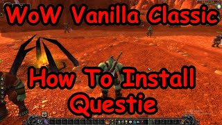 How To Install Questie Addon in World Of Warcraft Vanilla Classic [upl. by Noirda]