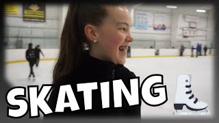 EMILY’S FIRST FIGURE SKATING LESSON [upl. by Millian]