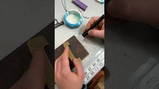 Making a Trifold Wallet for Order 115848 [upl. by Aistek]