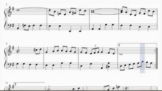 Air for the G String de Bach Partitura Fácil de Piano Easy Sheet Music for Piano [upl. by How]