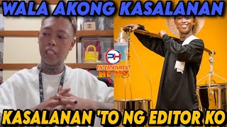 WHAMOS SINISISI ANG KANYANG EDITOR SA quotNAKAW VIDEOquot ISSUE [upl. by Demitria783]