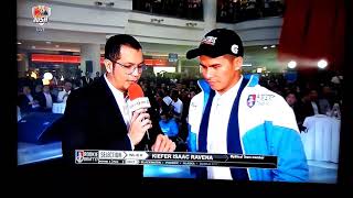 Kiefer Ravena 2nd pick  PBA Rookie Draft17 Selection [upl. by Nere]