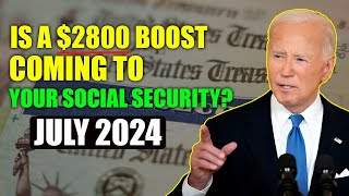 Is a 2800 Boost Coming to Your Social Security July 2024 COLA Estimate Update from SSA [upl. by Michigan]