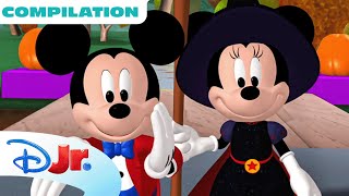 disneyjr Halloween Full Episodes  Mickey Mouse Spidey SuperKitties amp More  2 Hour Compilation [upl. by Namlas76]