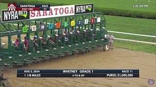 2024 WHITNEY STAKES REPLAY [upl. by Ahsaelat415]