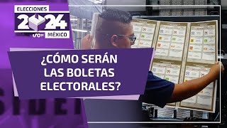 ¿Cómo son las boletas electorales para las elecciones en México 2024 [upl. by Misty341]