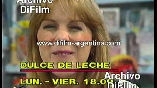 DiFilm  Promo Programa quotDulce de Lechequot con Cristina Lemercier 1990 [upl. by Defant]