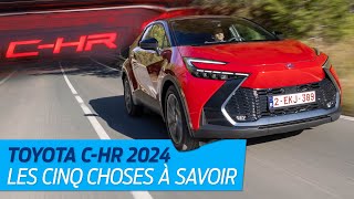 Essai Toyota CHR 2024  que vaut lhybride premier prix [upl. by Randee]