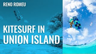 One of the best places for kitesurf in the World UNION ISLAND [upl. by Aelak]