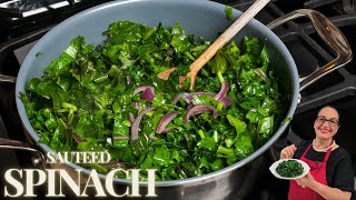 Mouthwatering Spinach Recipe  Quick amp Tasty [upl. by Derraj]