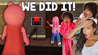 We Beat Roblox Piggy In Real Life Chapter 1 The House  Family Fun Gaming [upl. by Sirob591]