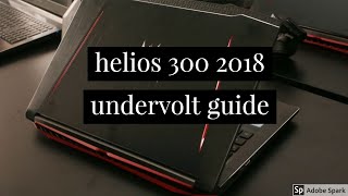 Acer Predator Helios 300 2018 i7 8750H GPU amp CPU Guide Overheating Fix [upl. by Mellitz]