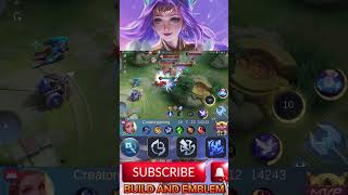 odette best build and Emblem combo 2024 mobilelegends odette mlbb odettebestbuild [upl. by Leroj328]