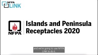 Understanding Island and Peninsula Receptacle Requirements in the 2020 NEC Using NFPA LiNK® [upl. by Laius]