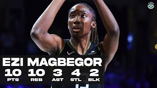 EZI MAGBEGOR DROPS 10PTS amp 10REB vs WINGS FULL HIGHLIGHTS [upl. by Imalda]