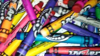 Marker and crayon review part 4 cra z art 96 crayons [upl. by Bullen]