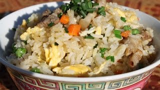 Cantonese Stir Fried Rice 炒飯 Chao Fan  Morgane Recipes [upl. by Mabel]