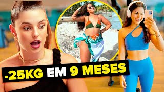 COMO ELA EMAGRECEU 25KG RÁPIDO  REACT THAISA LEAL [upl. by Alekahs]