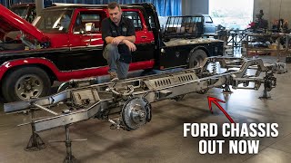 NEW Custom Ford Pickup Chassis  Fat Fender Garage [upl. by Odlareg51]