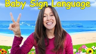 Baby Language Song ASL Basic Words and Commands 9 by Patty Shukla [upl. by Tihom]