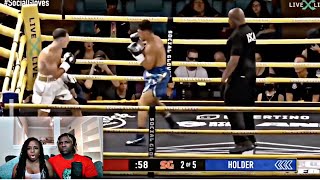 GIB VS TAYLOR HOLDER  FULL FIGHT Reaction [upl. by Letsirk]