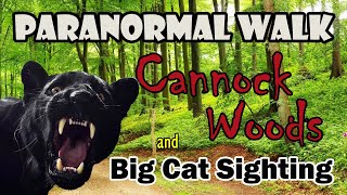 Paranormal Walk  Cannock Chase  Big Cat Sighting [upl. by Karola678]