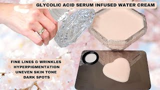 GLYCOLIC ACID Serum Infused Water Cream For Radiant Skin Renewal With Kokum Butter [upl. by Narol]