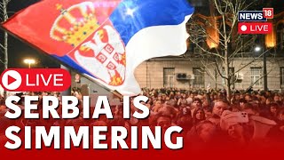 Serbia Protests Live  Serbia Protests Over Alleged Fraud In Elections  Srebia Police  News18 [upl. by Ynoble]